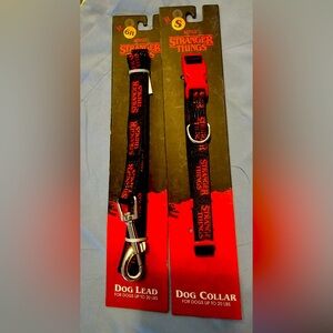 Netflix Stranger Things Dog Collar (S) and Lead Set 6ft